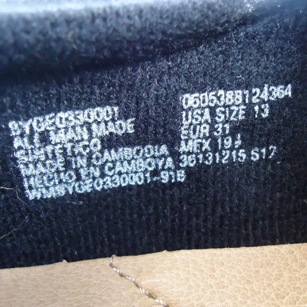 NWT. SIZE 13. George black slip-on formal /dress shoes.